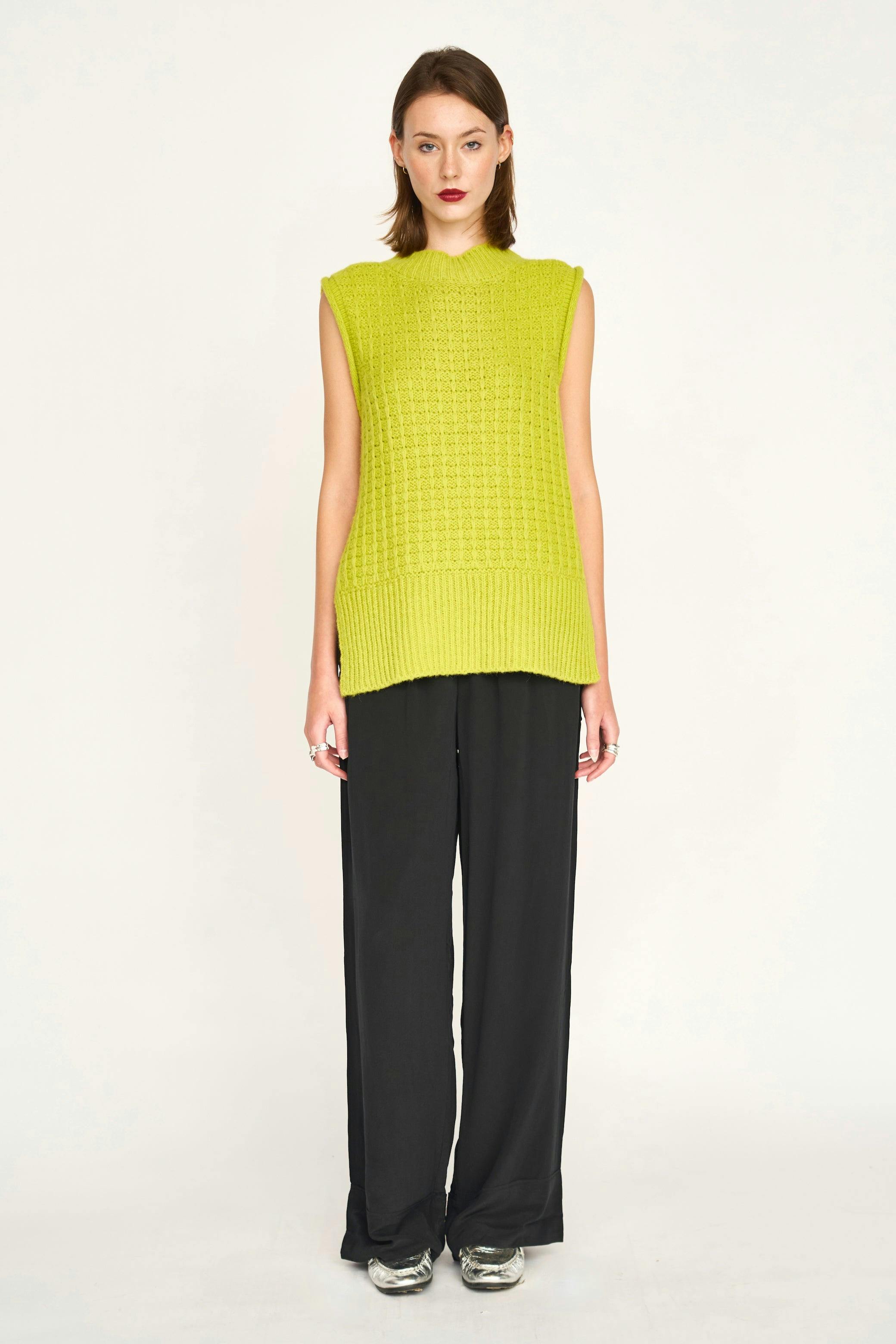 Baden Silk Pant in Black