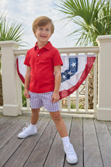 Short Sleeve Polo - Red
