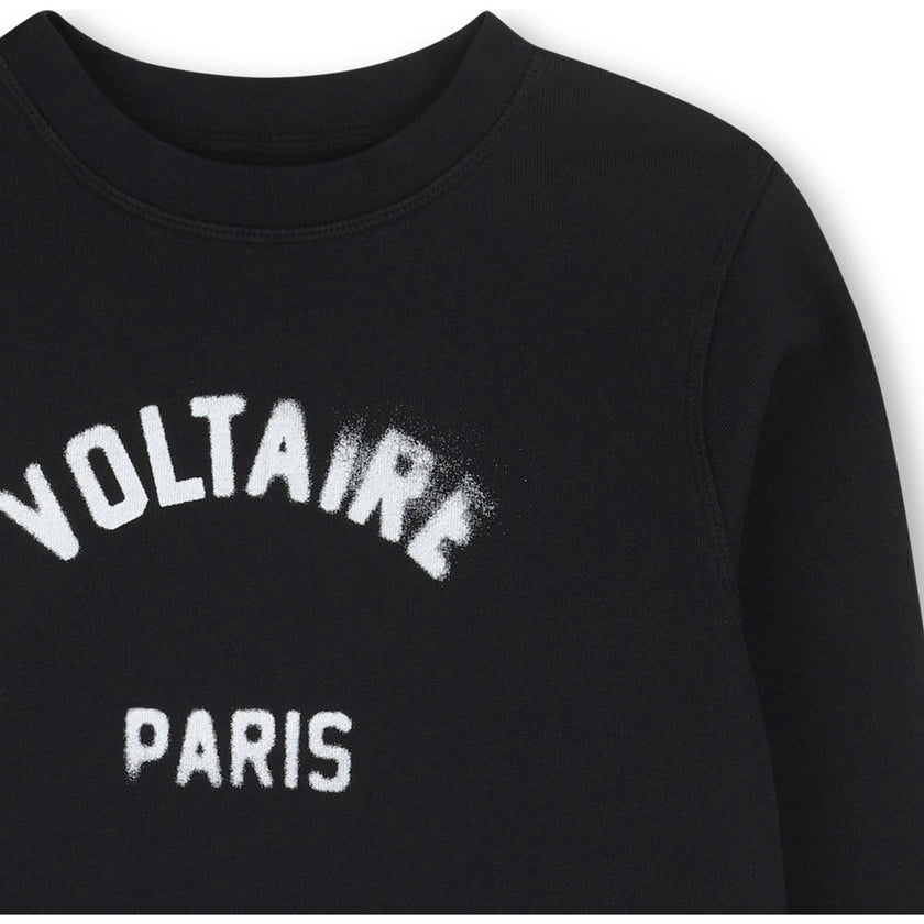 ZADIG & VOLTAIRE Paris Spray Sweatshirt - Black