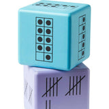Colorful Foam Number Representation Dice