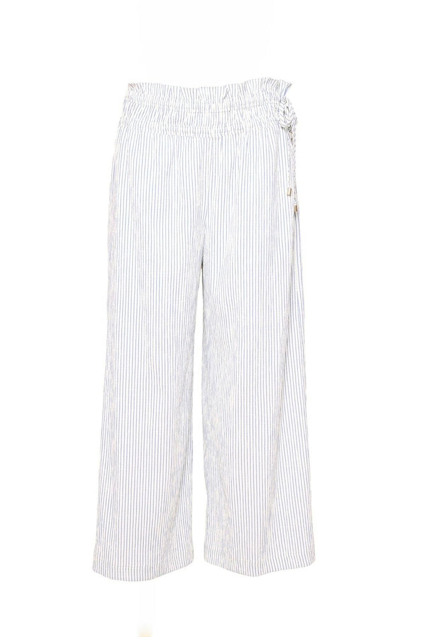 Harley Pants in Blue & White Pinstripe