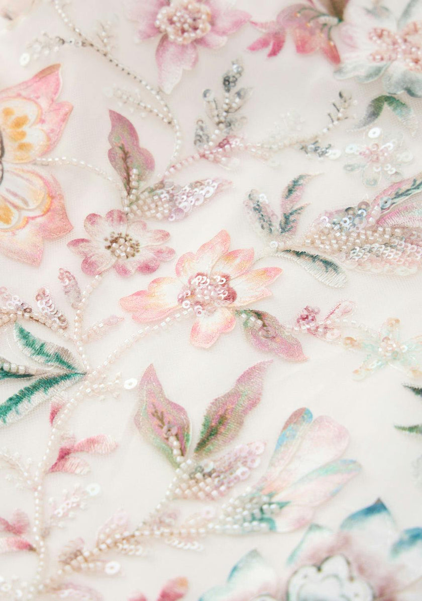 Veronica Embroidery Mini Dress