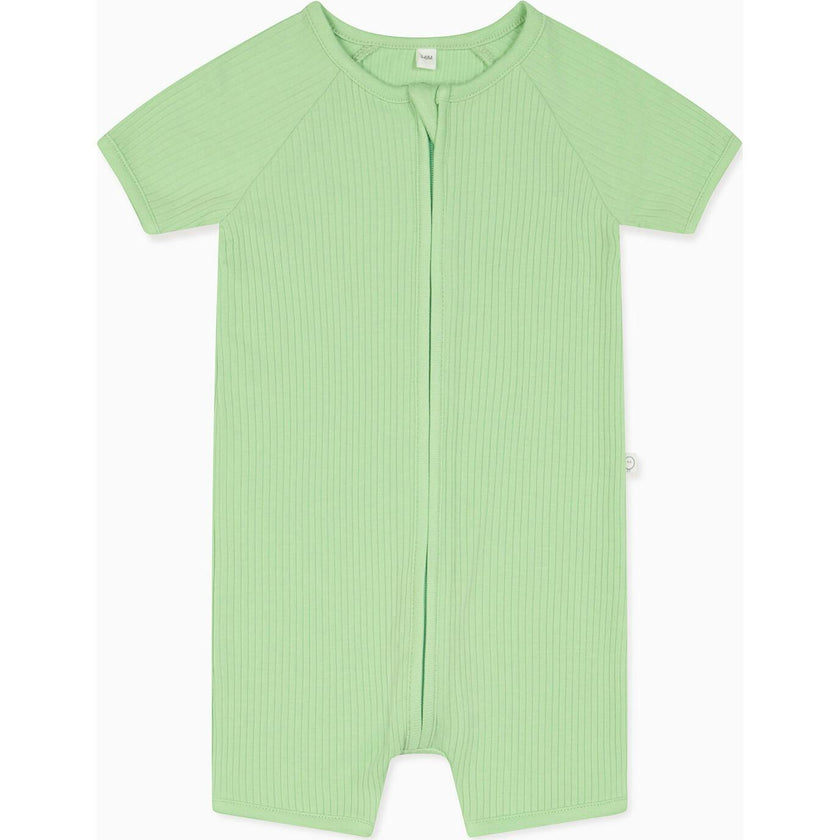 Ribbed Zip Summer Pajamas