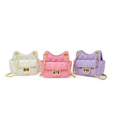 Girls Tiny Quilted Treasure Purse
