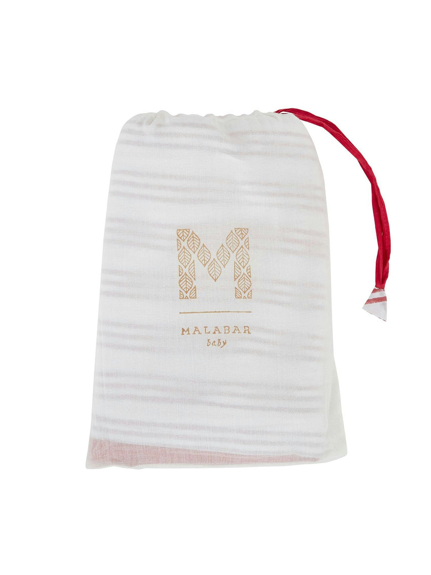 Luxe Natural Cotton Receiving Blanket