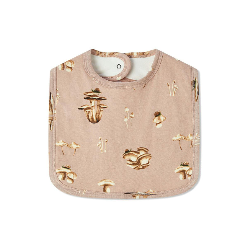 Mushroom Organic Cotton Lil' Bib