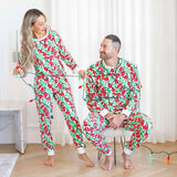 Organic Adult Men's Pajamas - Holiday Lights