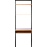 Kamy 2 Shelf Leaning Desk