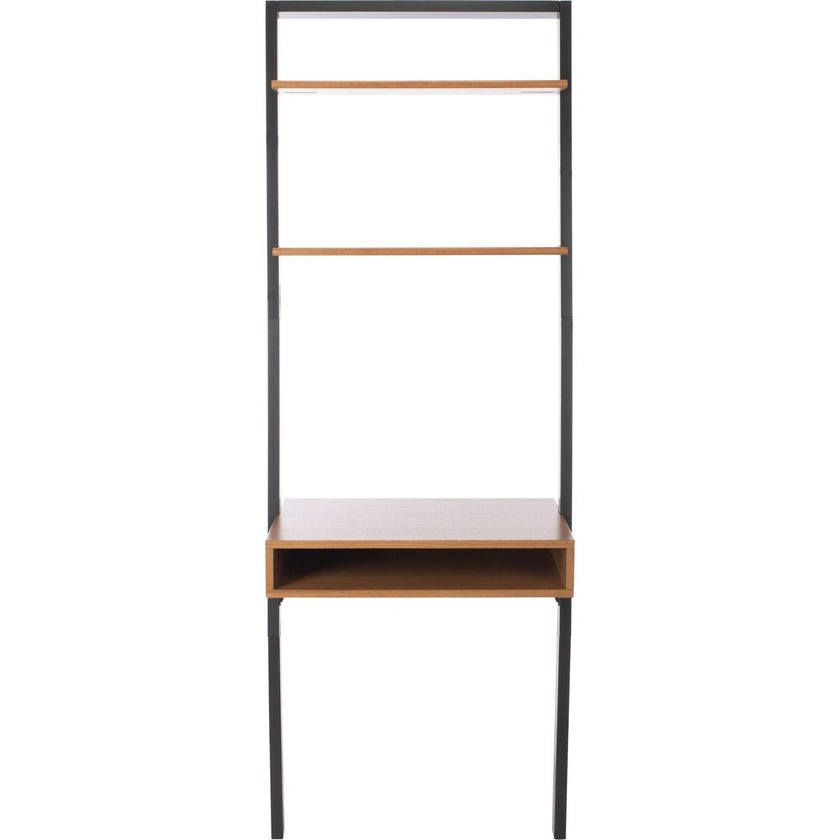 Kamy 2 Shelf Leaning Desk