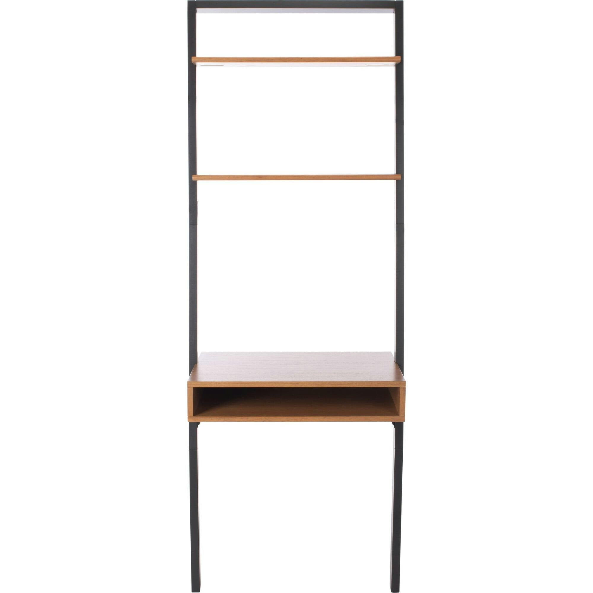Kamy 2 Shelf Leaning Desk