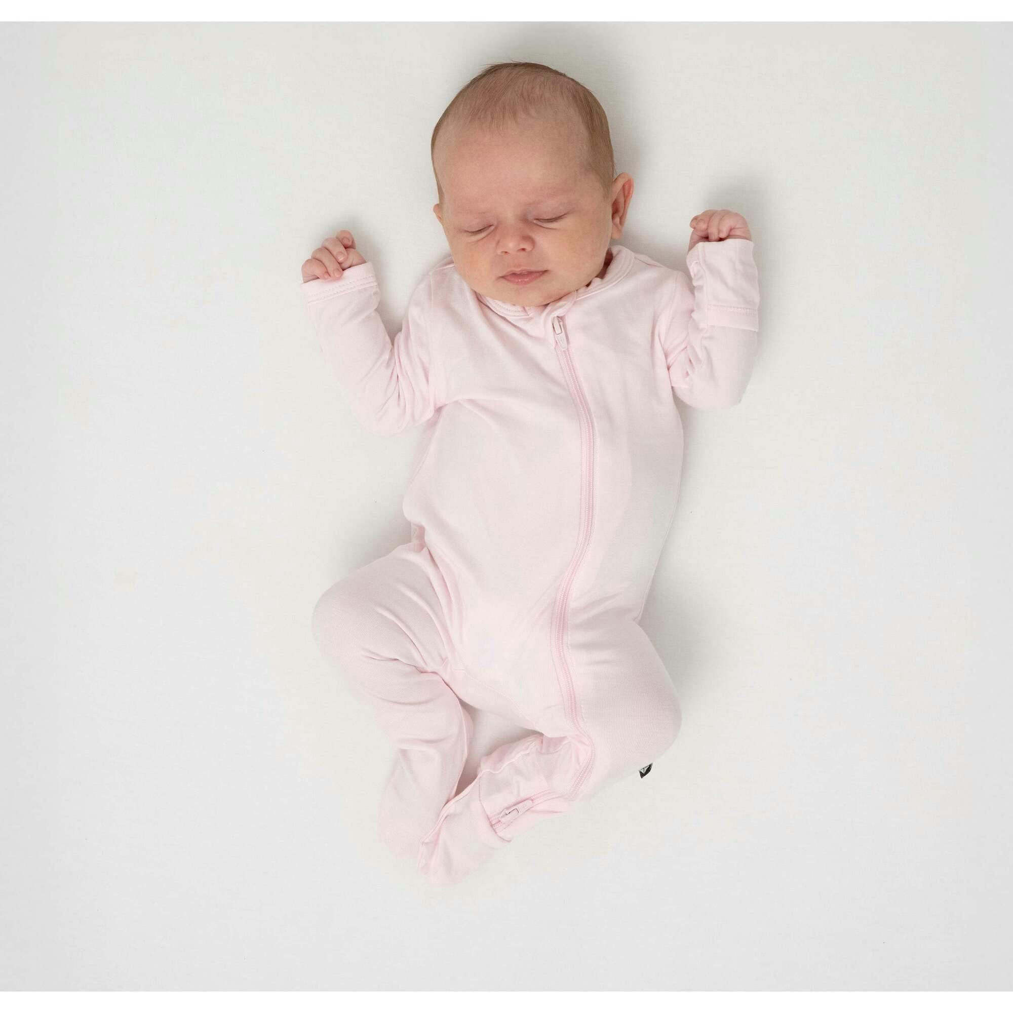 Zippered Footie, Pink