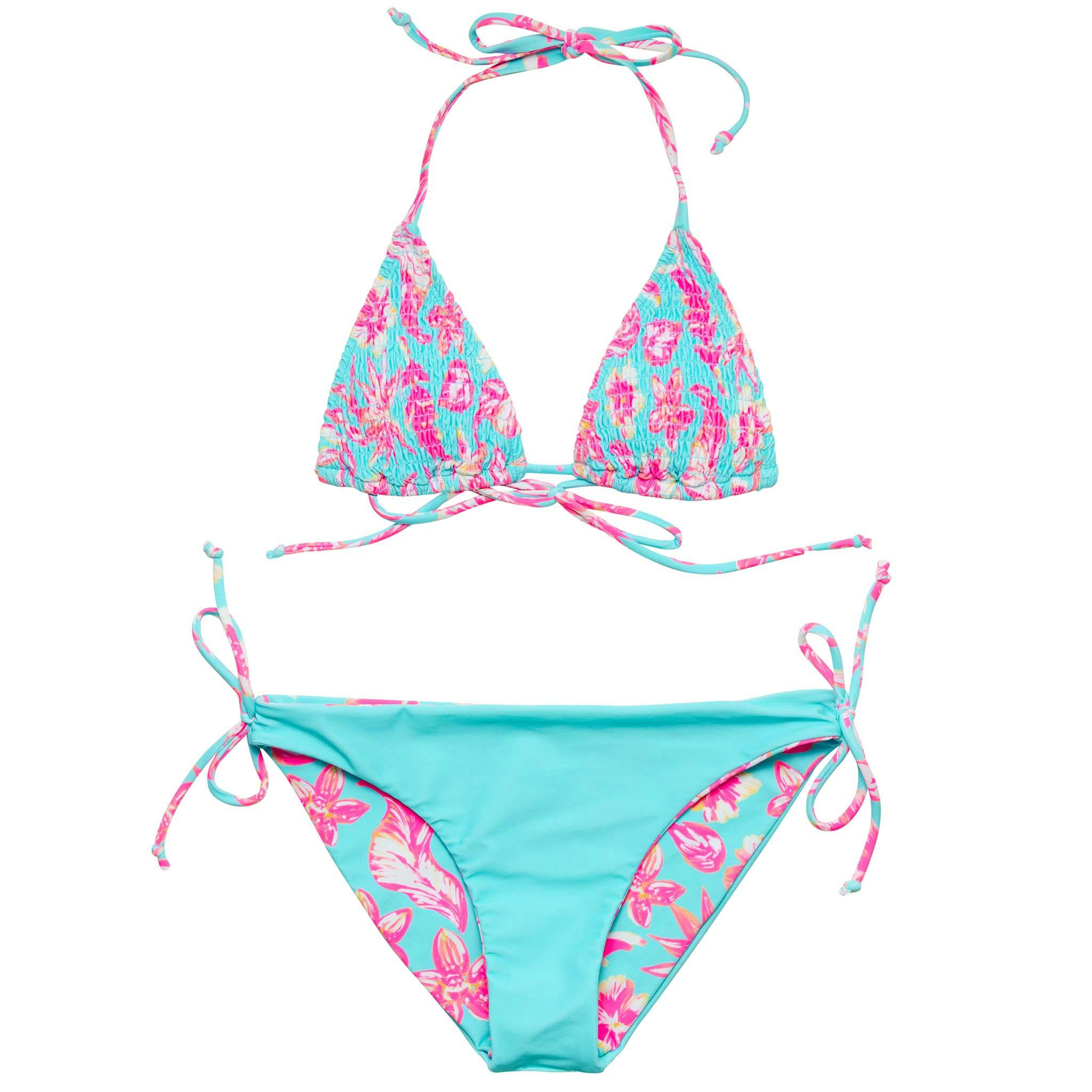 Tropical Glow Teen Recycled Triangle Bikini