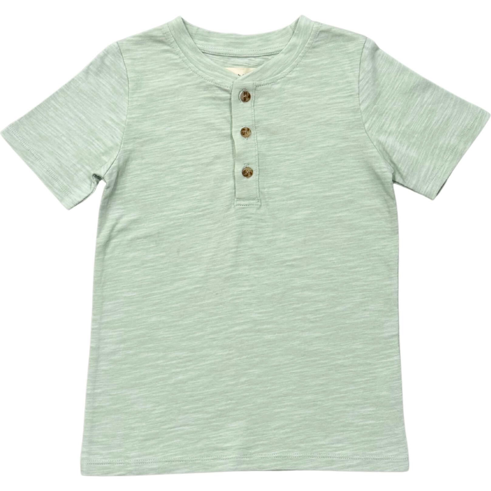 Short Sleeve Henley Shirt
