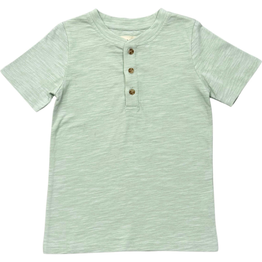 Short Sleeve Henley Shirt