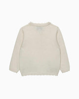 Baby Bunny Cardigan in Winter White