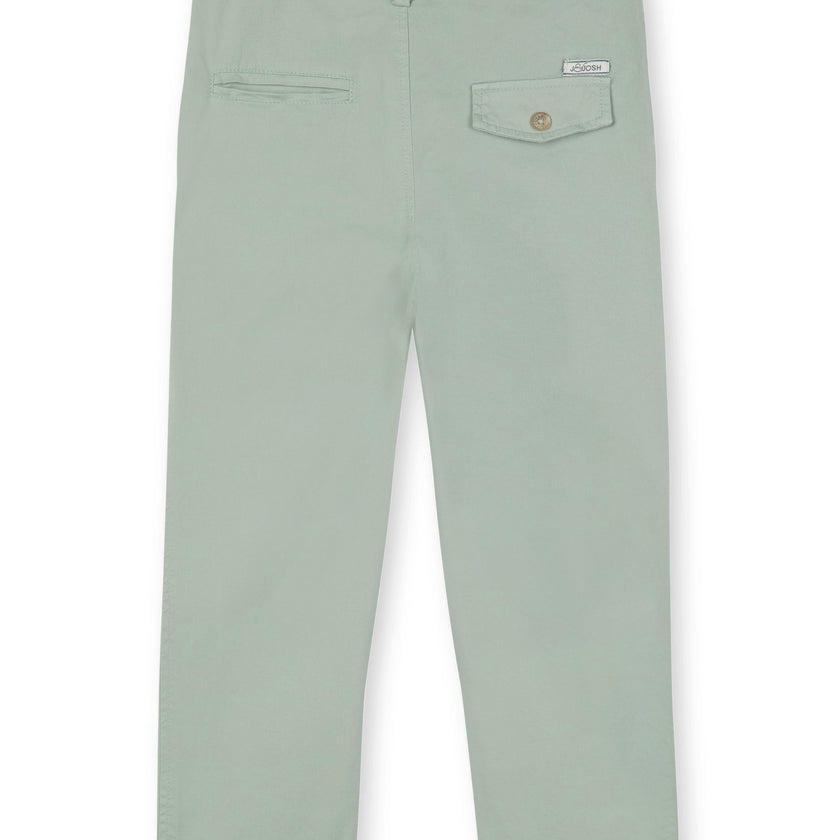 Grey Green Lightweight Chino Trousers