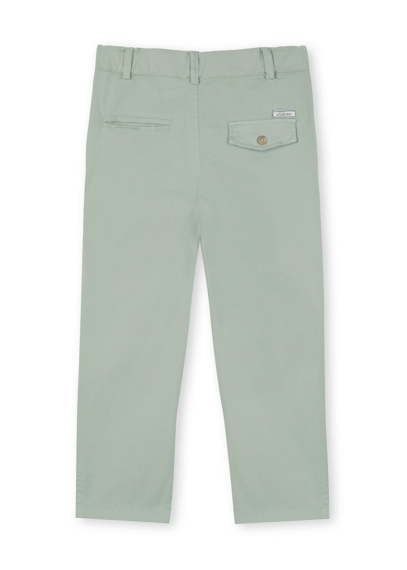Grey Green Lightweight Chino Trousers
