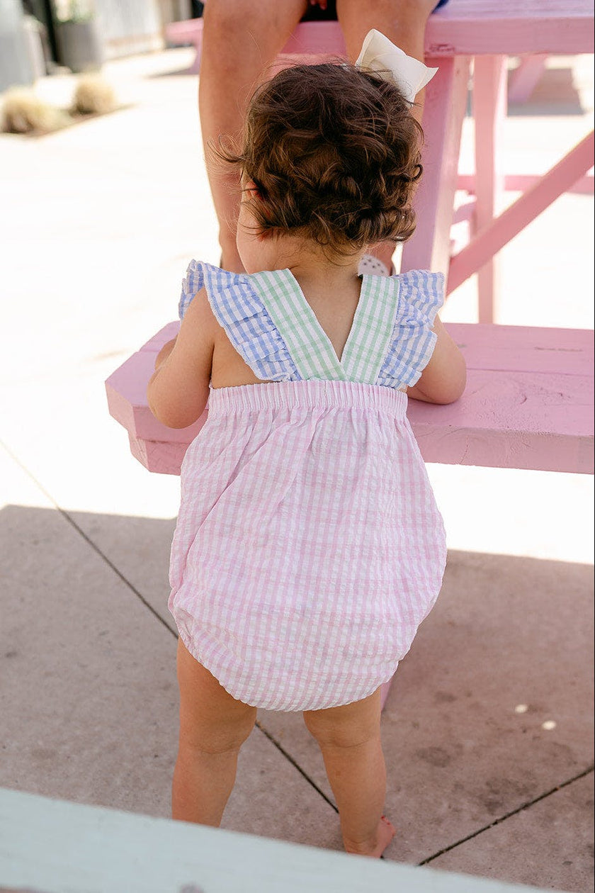 Sadie Bubble - Pink Candy Stripe