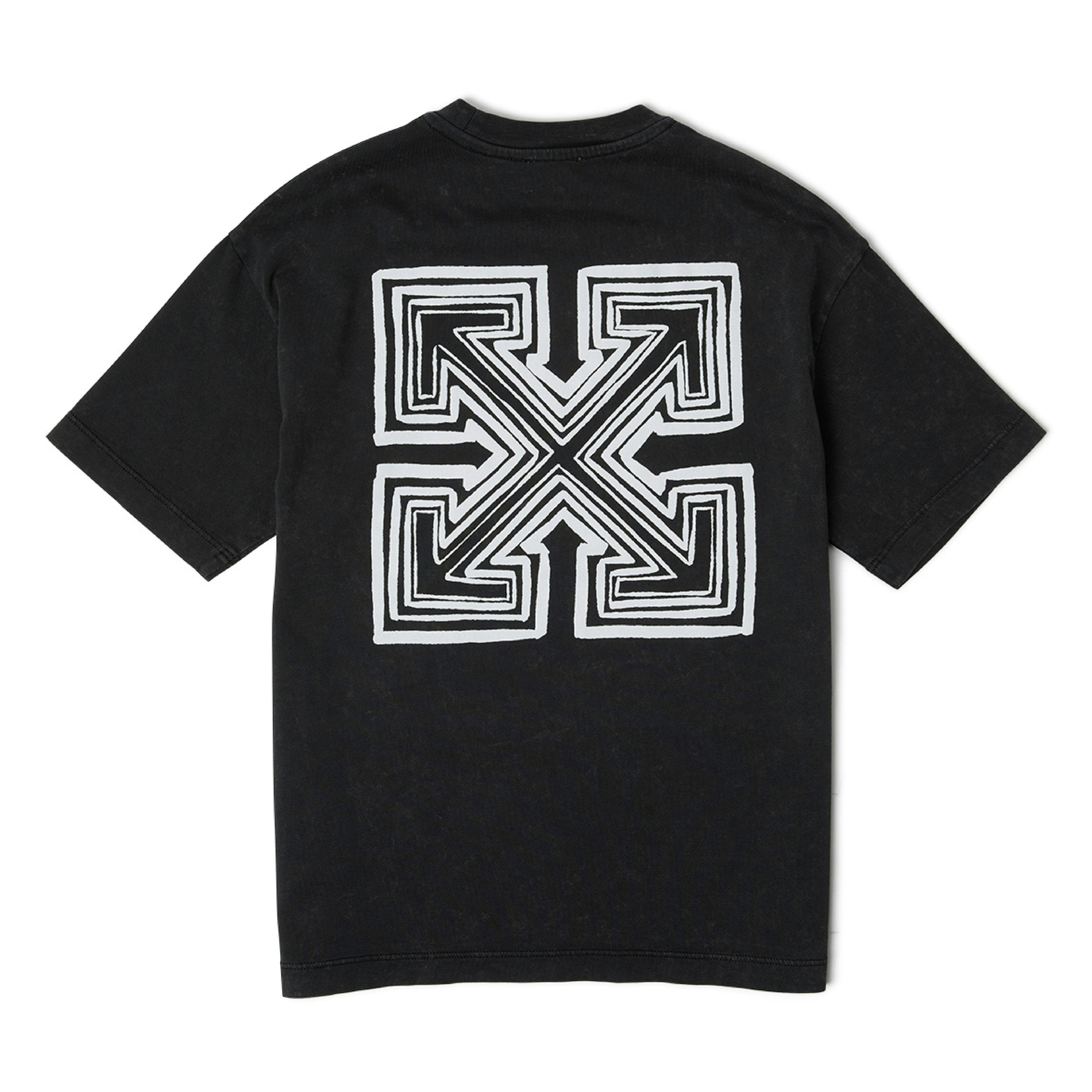 Black Arrow Monogram Oversized T-Shirt