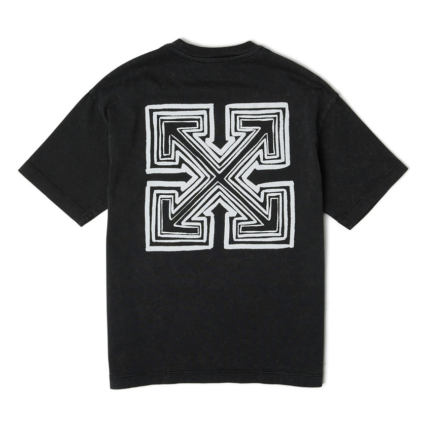 Black Arrow Monogram Oversized T-Shirt