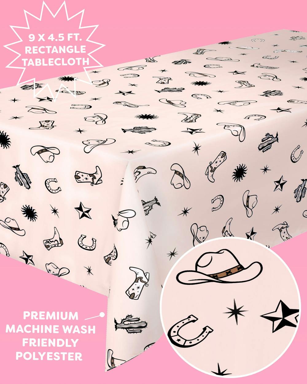 Texas Hold 'Em Tablecloth - washable tablecloth