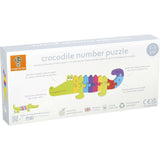 Orange Tree Toys: Number Puzzle - 11 Piece Wooden Puzzle