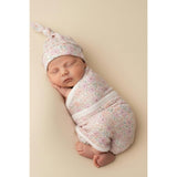 Organic Swaddle Blanket & Hat Set