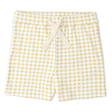 Organic Collar Tee & Shorts Set - Dotty Gingham