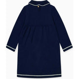 Navy Pomegranate Merino Girl Knitted Dress