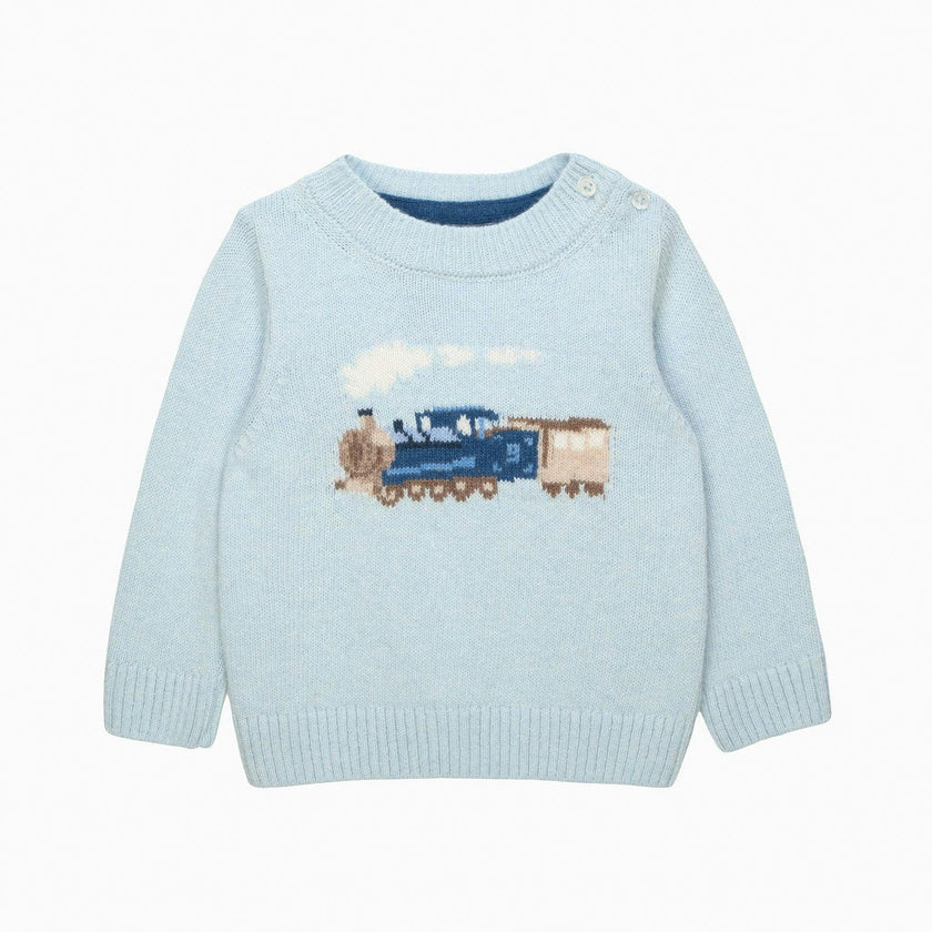 Baby Steam Train Sweater