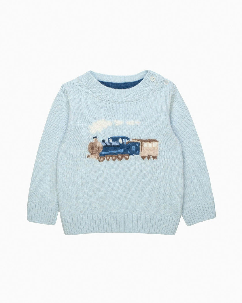 Baby Steam Train Sweater