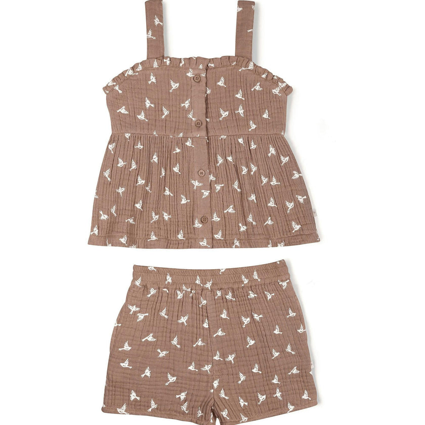 Organic Top and Shorts 2 Piece Set