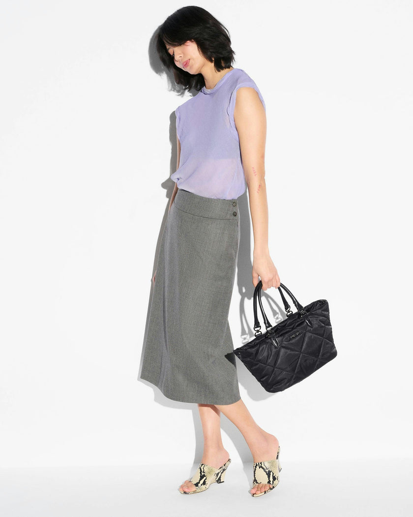 Black Small Madison E/W Tote