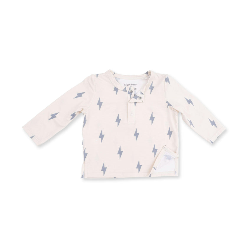 Lightning Bolt Viscose - Long Sleeve Henley and Jogger