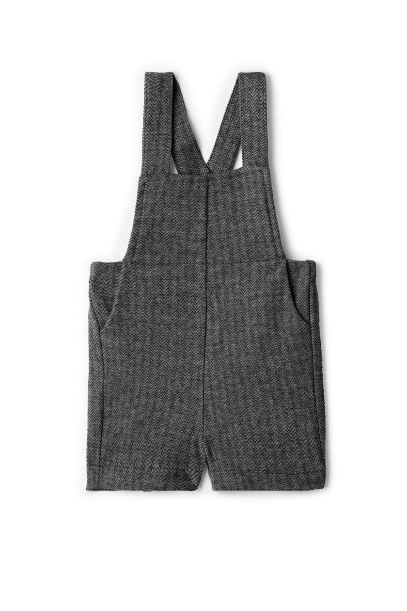 Herringbone Stretch Adjustable Straps Overalls