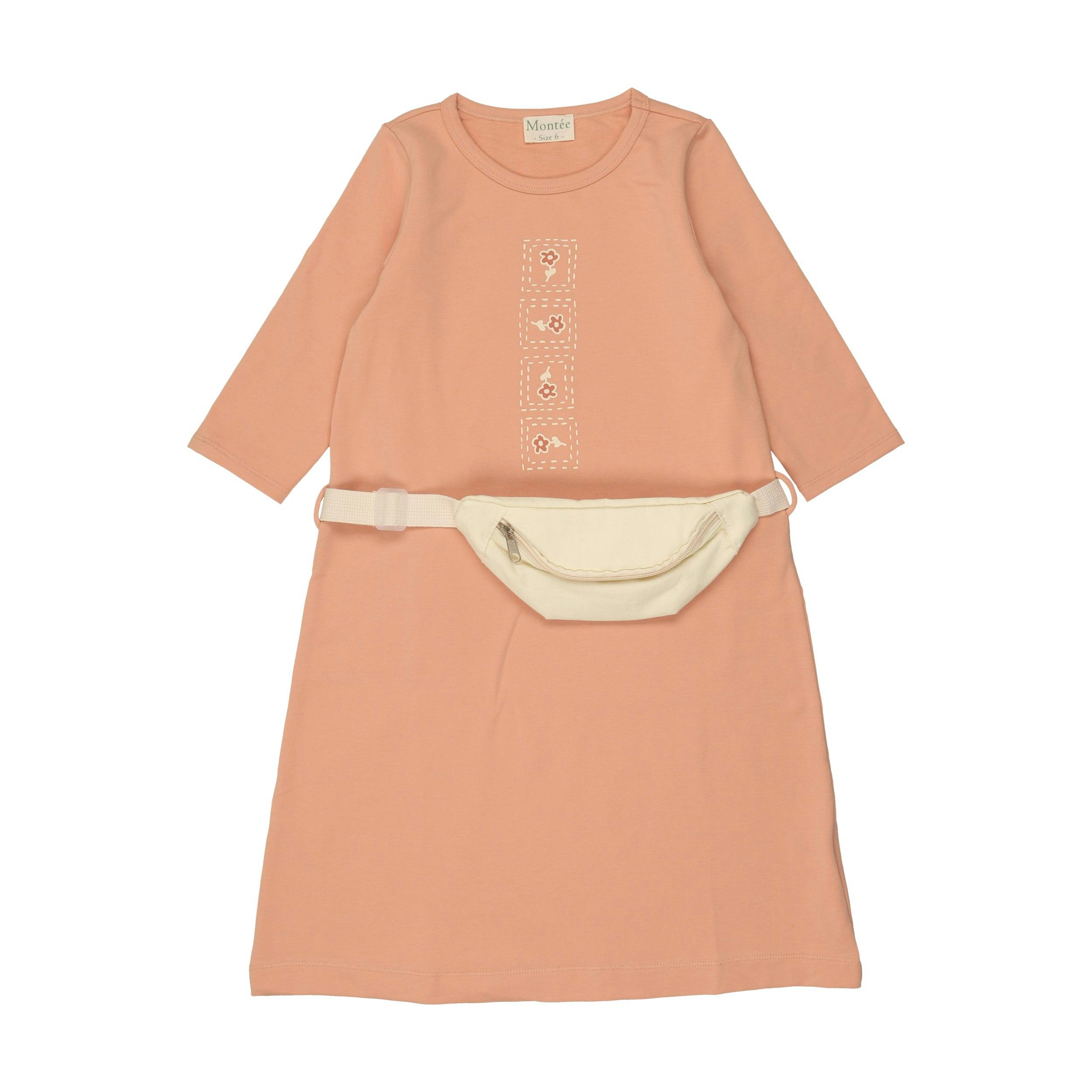 Boxy Belt Bag 3/4 Sleeve Dress