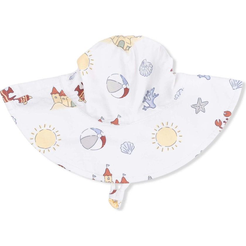 Sunny Sandcastles - Wide Brim Sun Hat