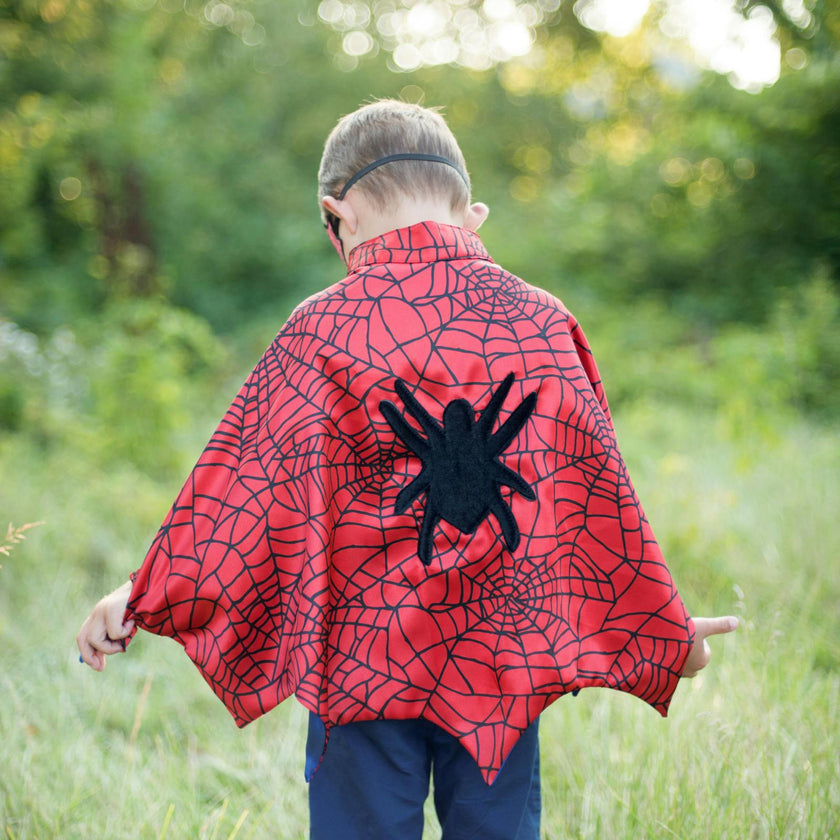 Spider Cape Set with Mask and Cuffs