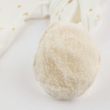 Mini Gold Star Foil Zipper Footie