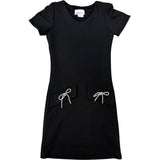 Girls ShortSleeve Dress With Bow