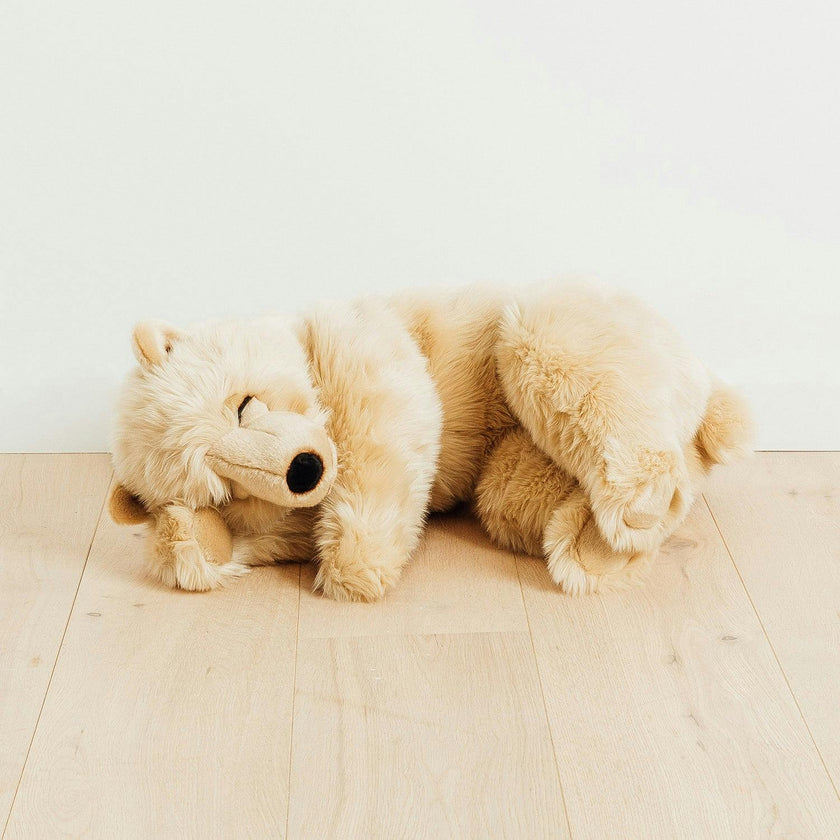 LA PELUCHERIE My Sleeping Lucien Bear - Honey