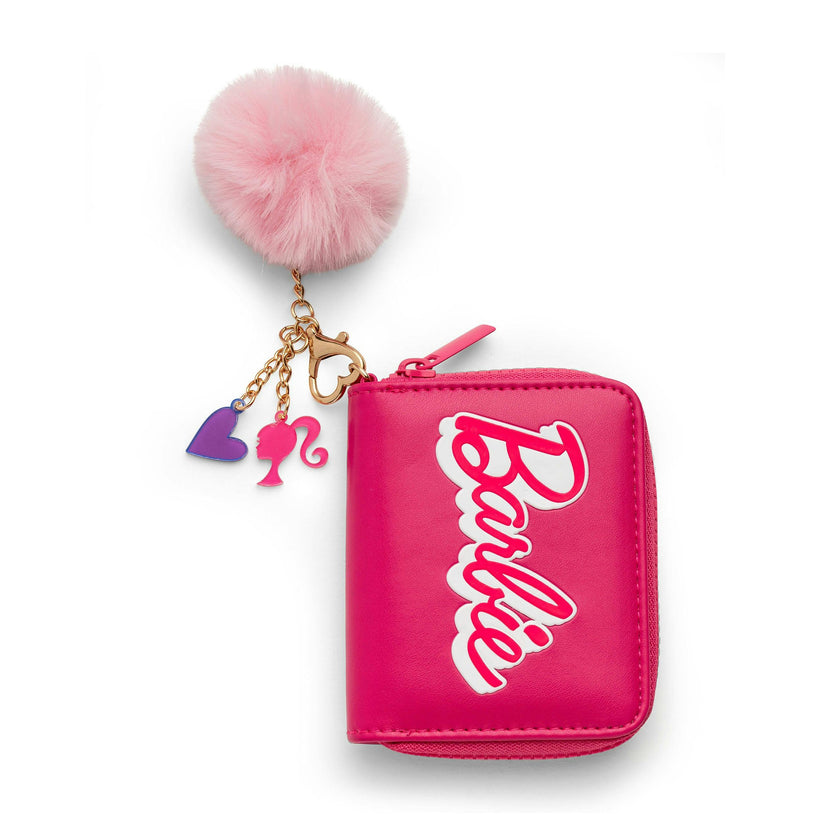 Barbie™ Script Kids Zip Wallet with Pom Charm