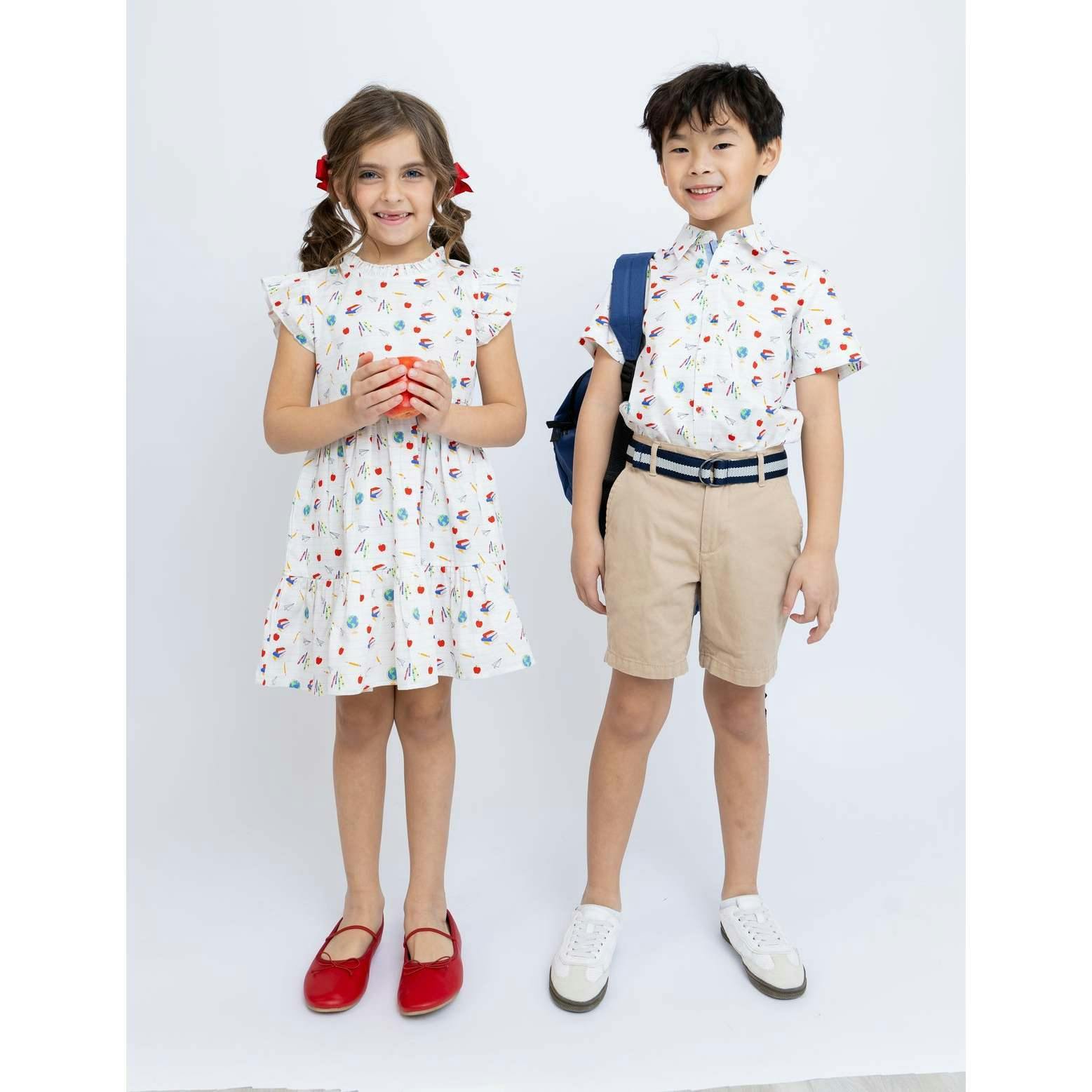 Back to School Ruffle Dress