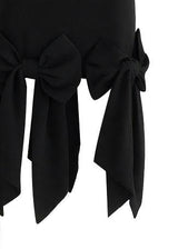 Black Elliston Bow-Tail Dress