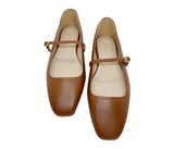 Hilda Mary Jane Ballet flats - Cognac