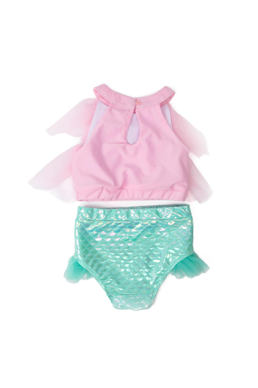 Pink Mermaid Swim Suit