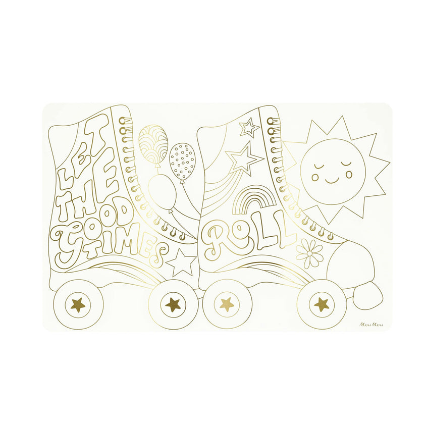 Happy Icons Coloring Placemats
