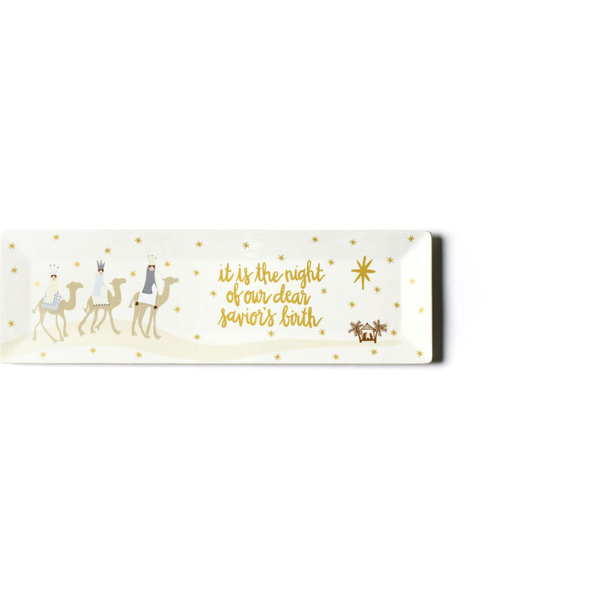 Neutral Nativity Skinny Rectangle Tray