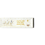 Neutral Nativity Skinny Rectangle Tray