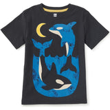 Miro'S Orcas Graphic Tee, Black